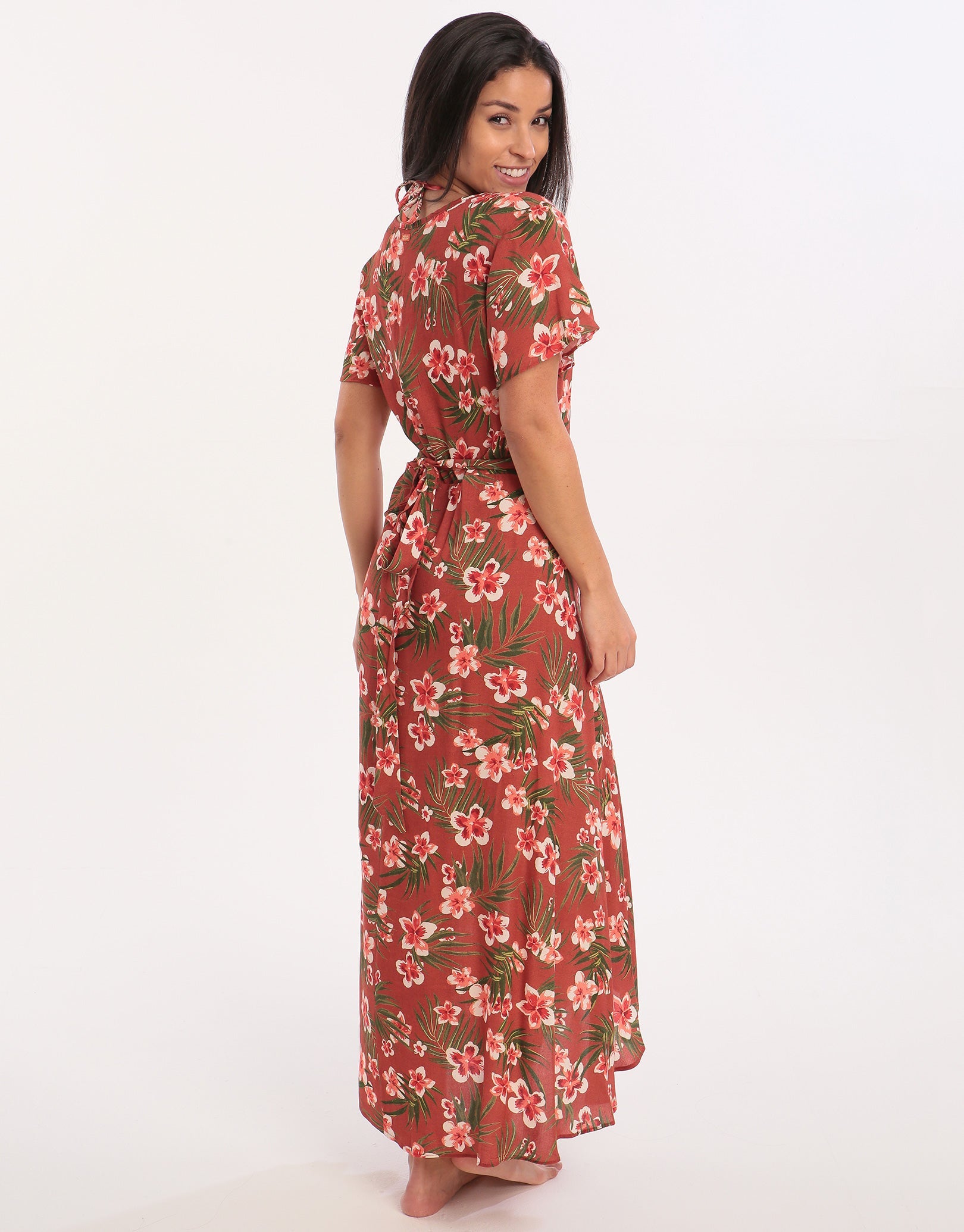 Banana Moon Nerika Gulia Wrap Dress - Mahogany