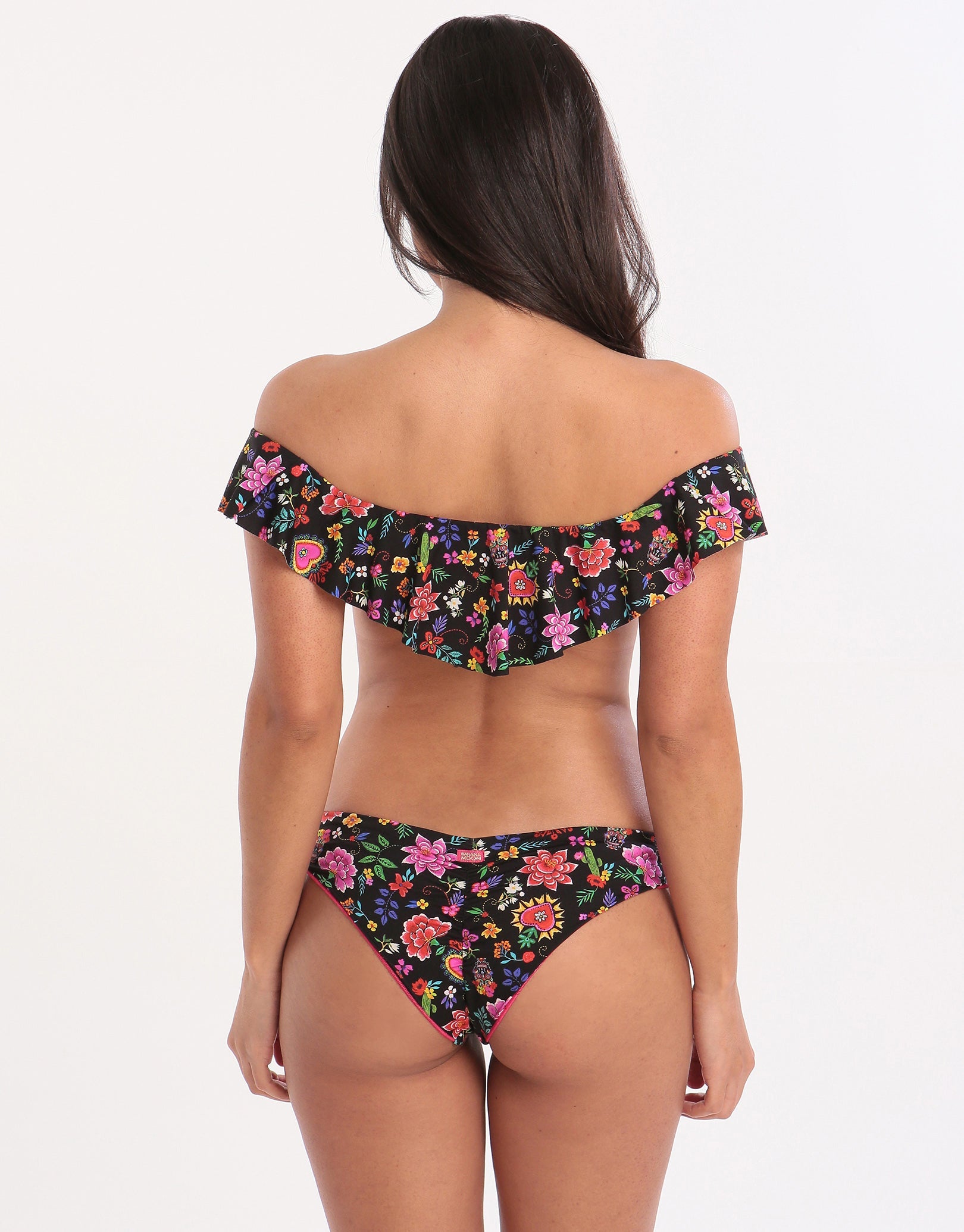 Banana Moon Cocobella Tolvo Off The Shoulder Bikini Top - Black