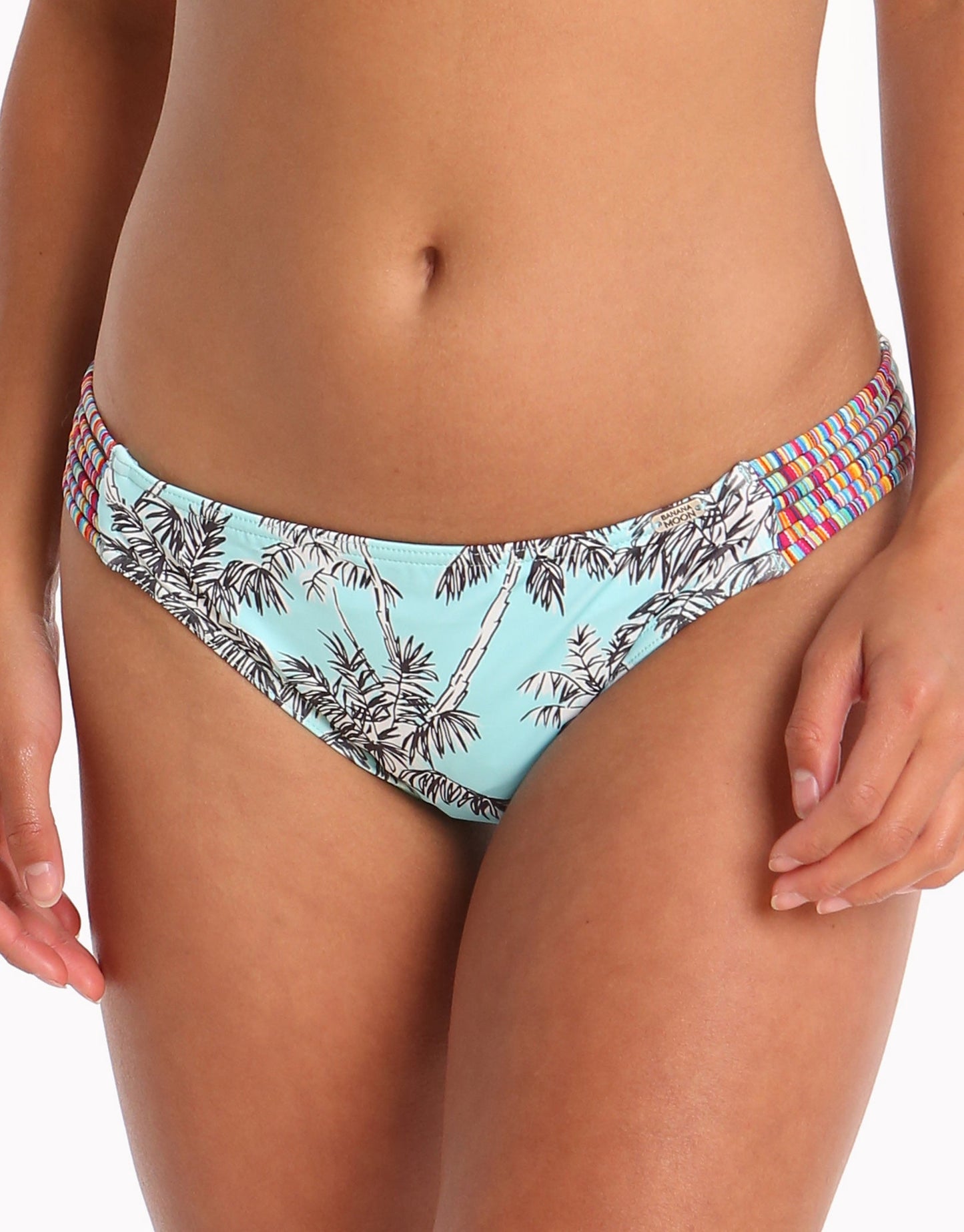 Banana Moon Palmco Zumma Ladder Side Hipster Bikini Bottom - Lagoon