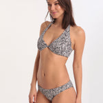 Heidi Klein Mombasa Hipster Bikini Bottom - Snake Print