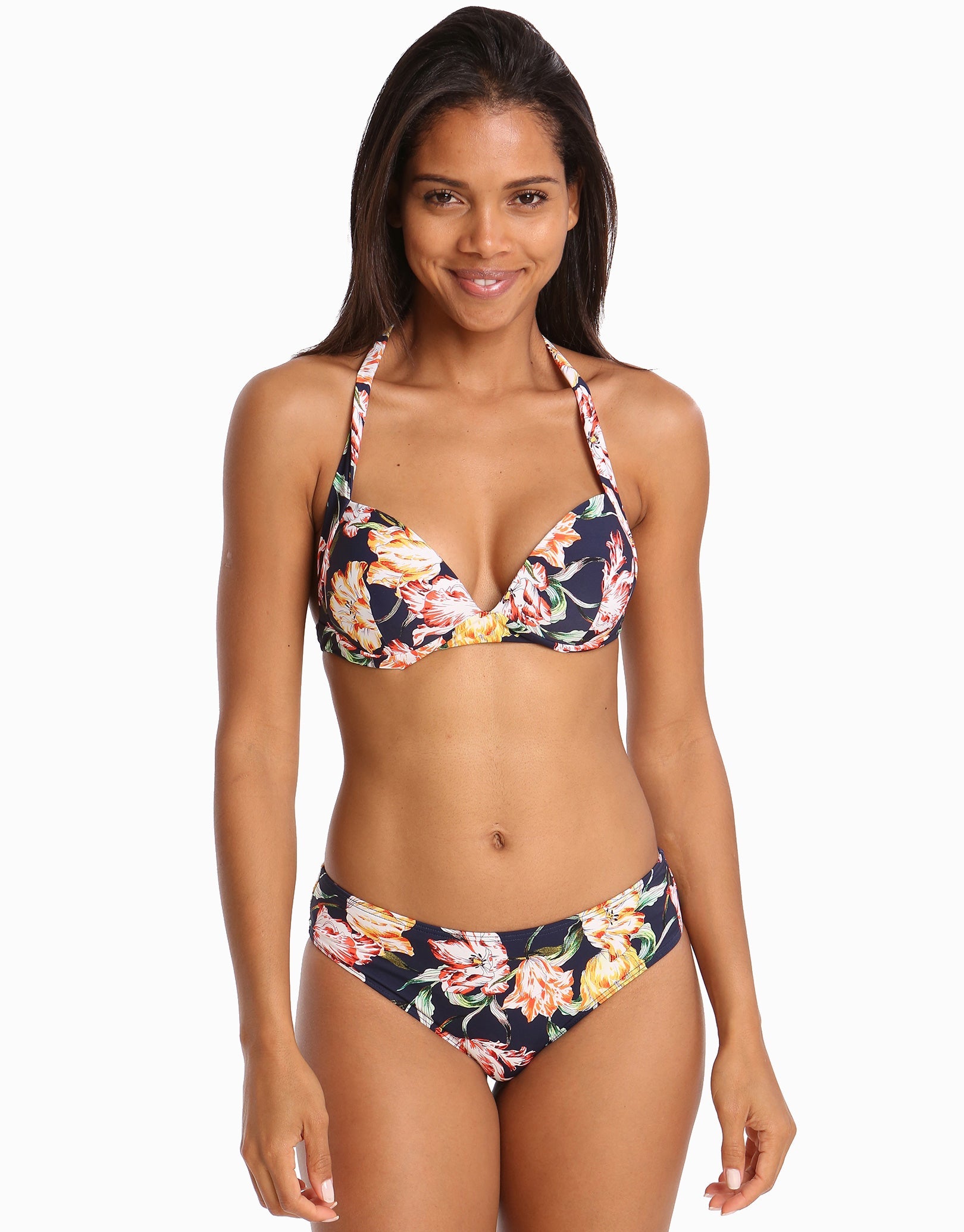 Jets Galleria Mid Bikini Bottom - Ink