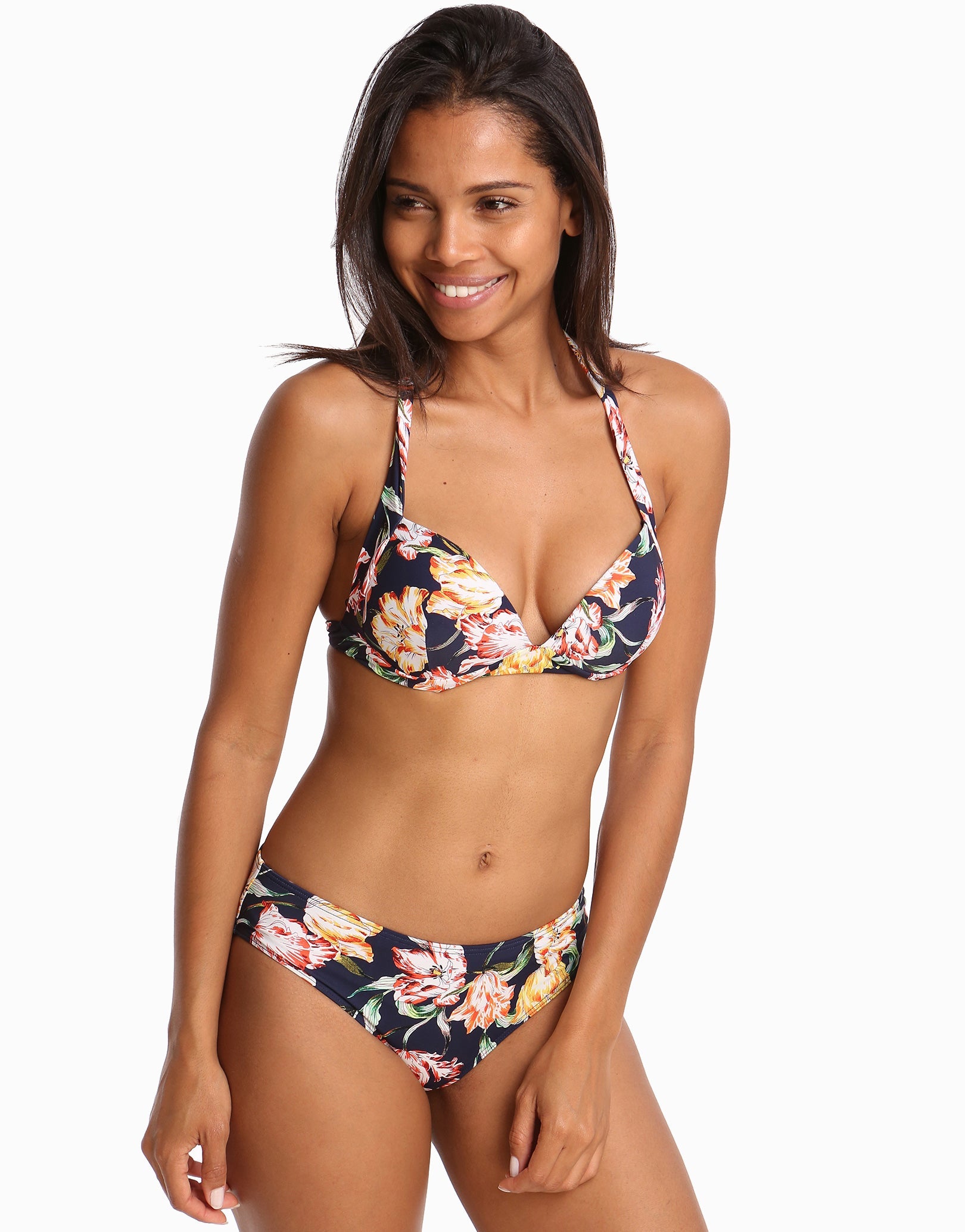 Jets Galleria Mid Bikini Bottom - Ink