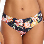 Jets Galleria Mid Bikini Bottom - Ink