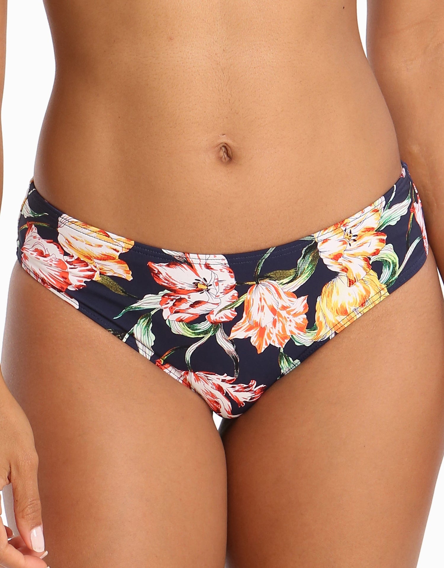 Jets Galleria Mid Bikini Bottom - Ink