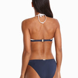 Jets Revolve Side Band Bikini Bottom - Ink /Amazon