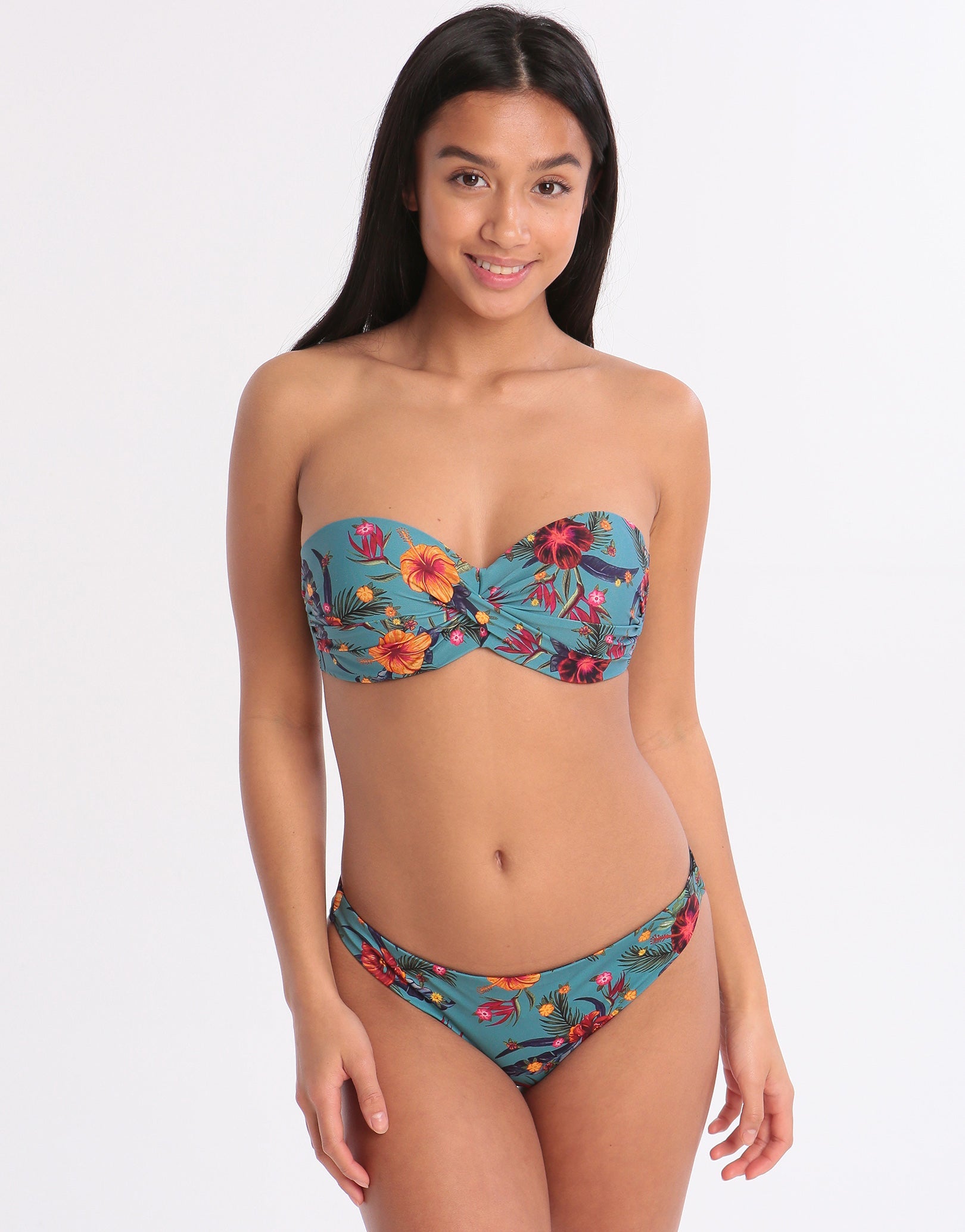 Banana Moon Dolcevita Wila Reversible Bikini Bottom - Turquoise