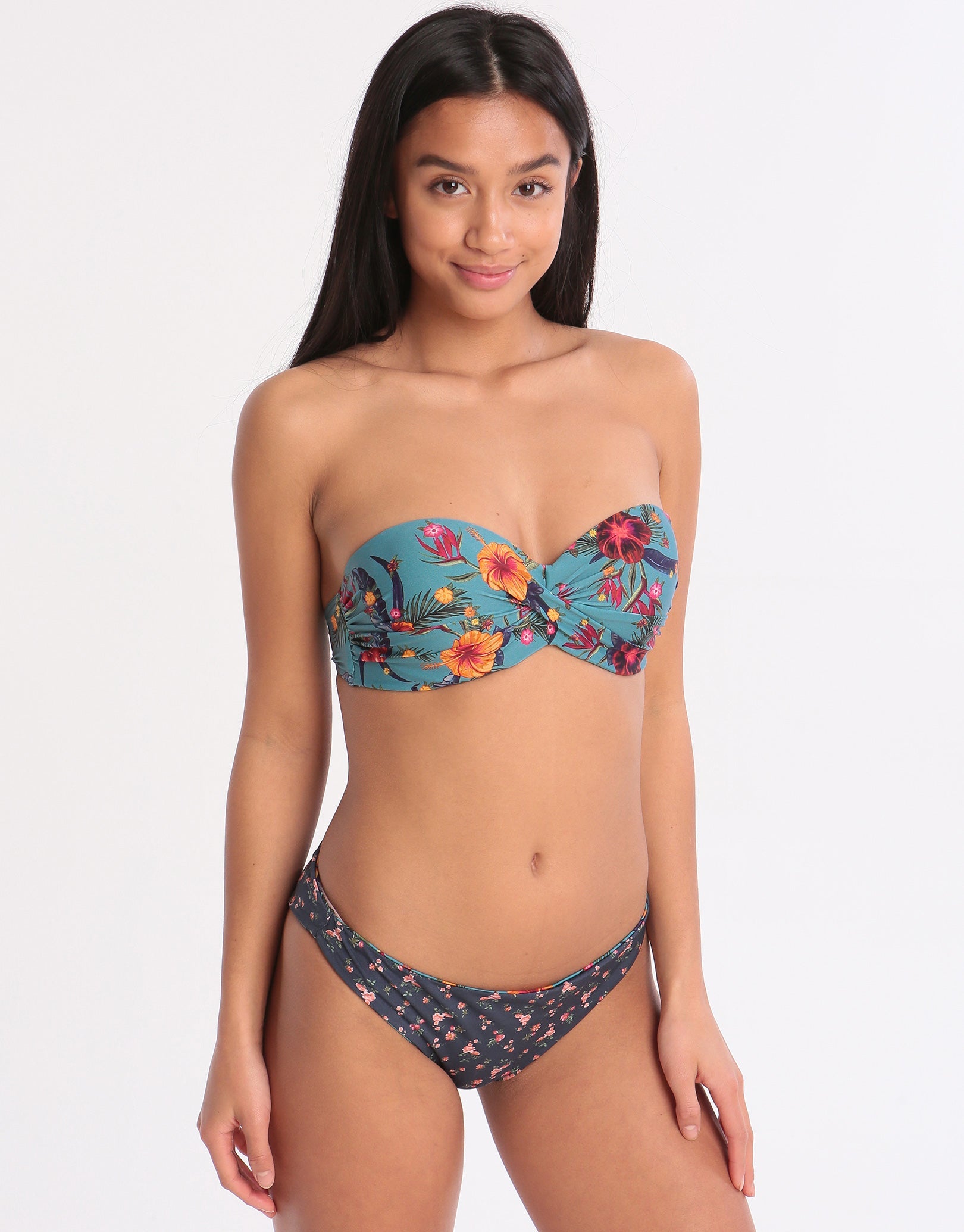 Banana Moon Dolcevita Wila Reversible Bikini Bottom - Turquoise