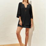 Midi Tunic - Black - Simply Beach UK