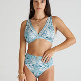 Eternal Marilyn High Waist Bikini Pant -Multi - Simply Beach UK