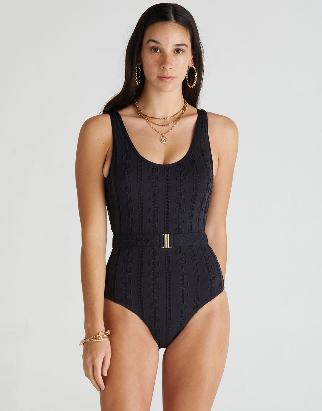 Raven Nicola D/DD One Piece Swimsuit - Black - Simply Beach UK