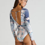 Indianic Alexandra One Piece Swimsuit -  Floral - Simply Beach UK