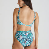 Muse Lucy D/DD Cup Bikini Top - Multi - Simply Beach UK