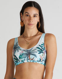 Muse Lucy D/DD Cup Bikini Top - Multi - Simply Beach UK