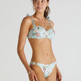 Primrose Naomi Bandeau Bikini Top - Floral - Simply Beach UK