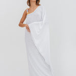 Chain One Shoulder Maxi Dress - White - Simply Beach UK