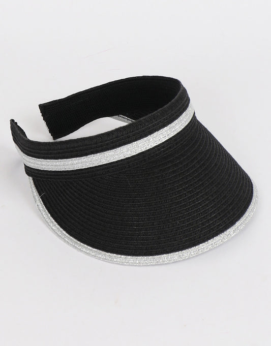 Cohen Visor - Black and Silver - Simply Beach UK