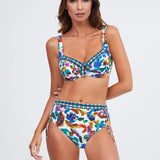 Eda Underwired Bikini Top - Multi - Simply Beach UK