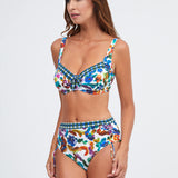 Eda Underwired Bikini Top - Multi - Simply Beach UK