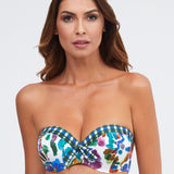 Eda Bandeau Bikini Top - Multi - Simply Beach UK