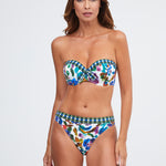 Eda Bandeau Bikini Top - Multi - Simply Beach UK