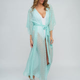 Estepona Maxi Kaftan - Turquoise - Simply Beach UK