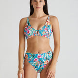 Melody Charlotte High Waist Bikini Pant - Multi - Simply Beach UK