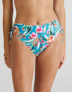 Melody Charlotte High Waist Bikini Pant - Multi - Simply Beach UK