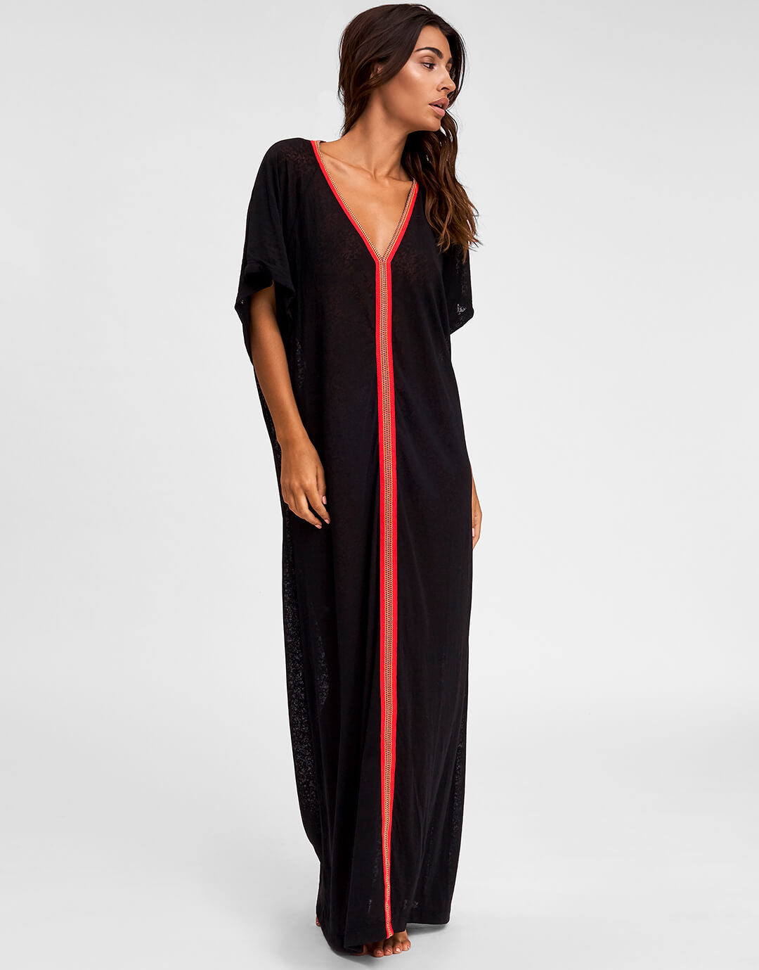 Inca Abaya Dress - Black - Simply Beach UK