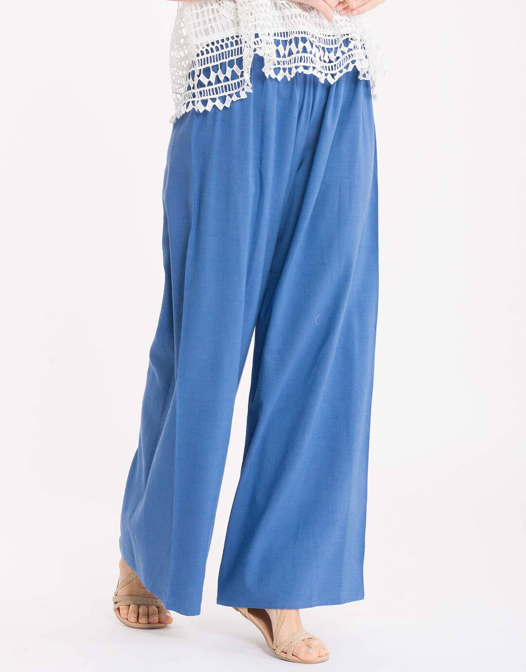 Palazzo Pants -  Blue - Simply Beach UK