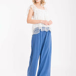Palazzo Pants -  Blue - Simply Beach UK