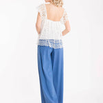 Palazzo Pants -  Blue - Simply Beach UK