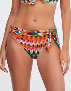 Ipanema Fold Bikini Pant - Pink Multi - Simply Beach UK