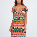 Ipanema Beach Dress - Pink Multi - Simply Beach UK