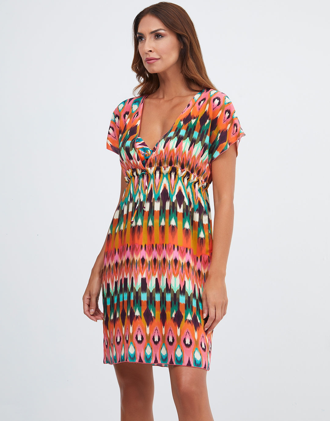 Ipanema Beach Dress - Pink Multi - Simply Beach UK