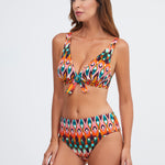 Ipanema Maxi Control Bikini Pant - Pink Multi - Simply Beach UK