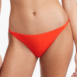 Jetset Skinny Side Hipster Bikini Pant - Fiamma Red - Simply Beach UK