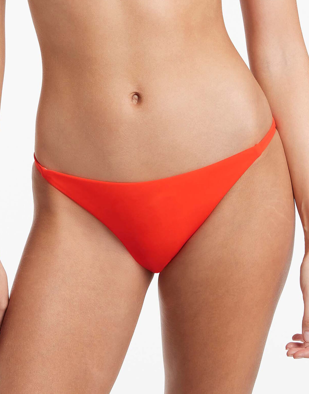 Jetset Skinny Side Hipster Bikini Pant - Fiamma Red - Simply Beach UK