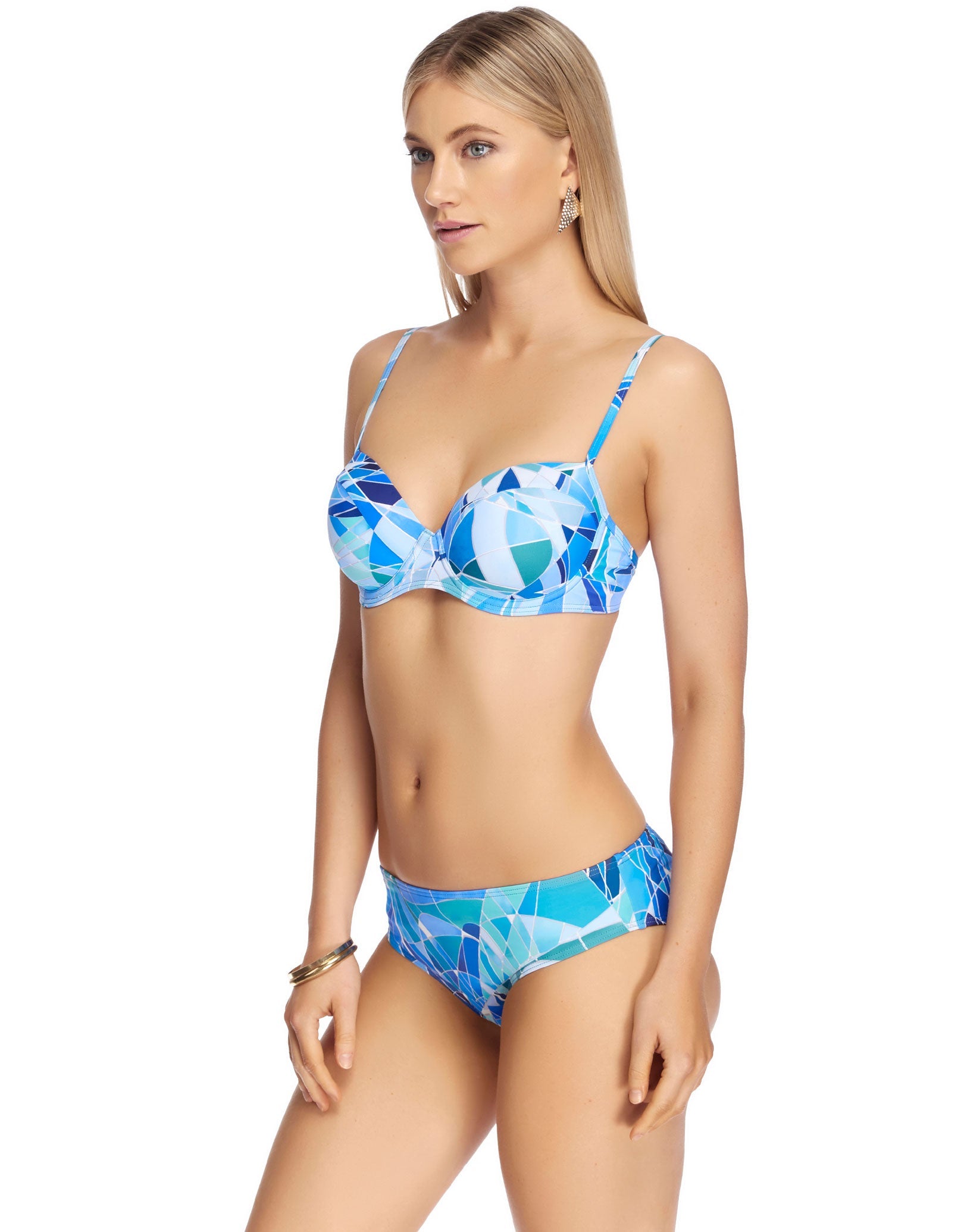 Jets Adagio Mid Bikini Bottom - Mediterranean