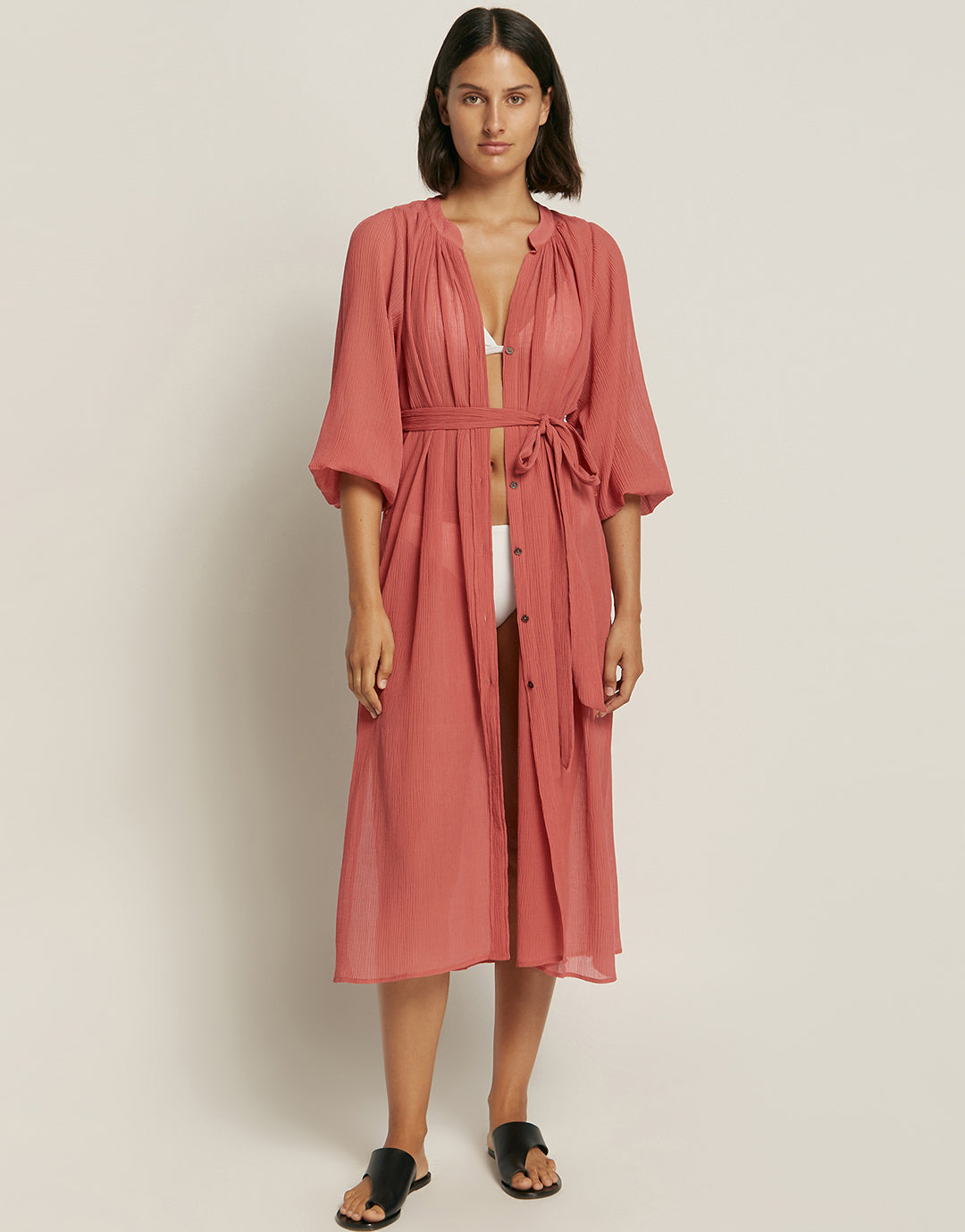 Jetset Maxi Shirt Dress - Sienna - Simply Beach UK