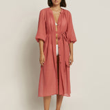 Jetset Maxi Shirt Dress - Sienna - Simply Beach UK