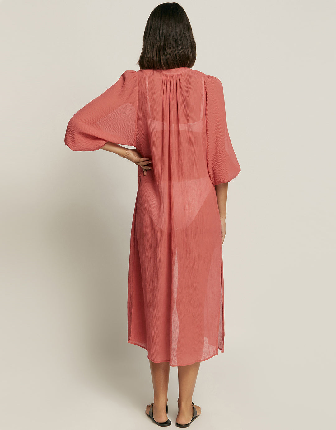 Jetset Maxi Shirt Dress - Sienna - Simply Beach UK