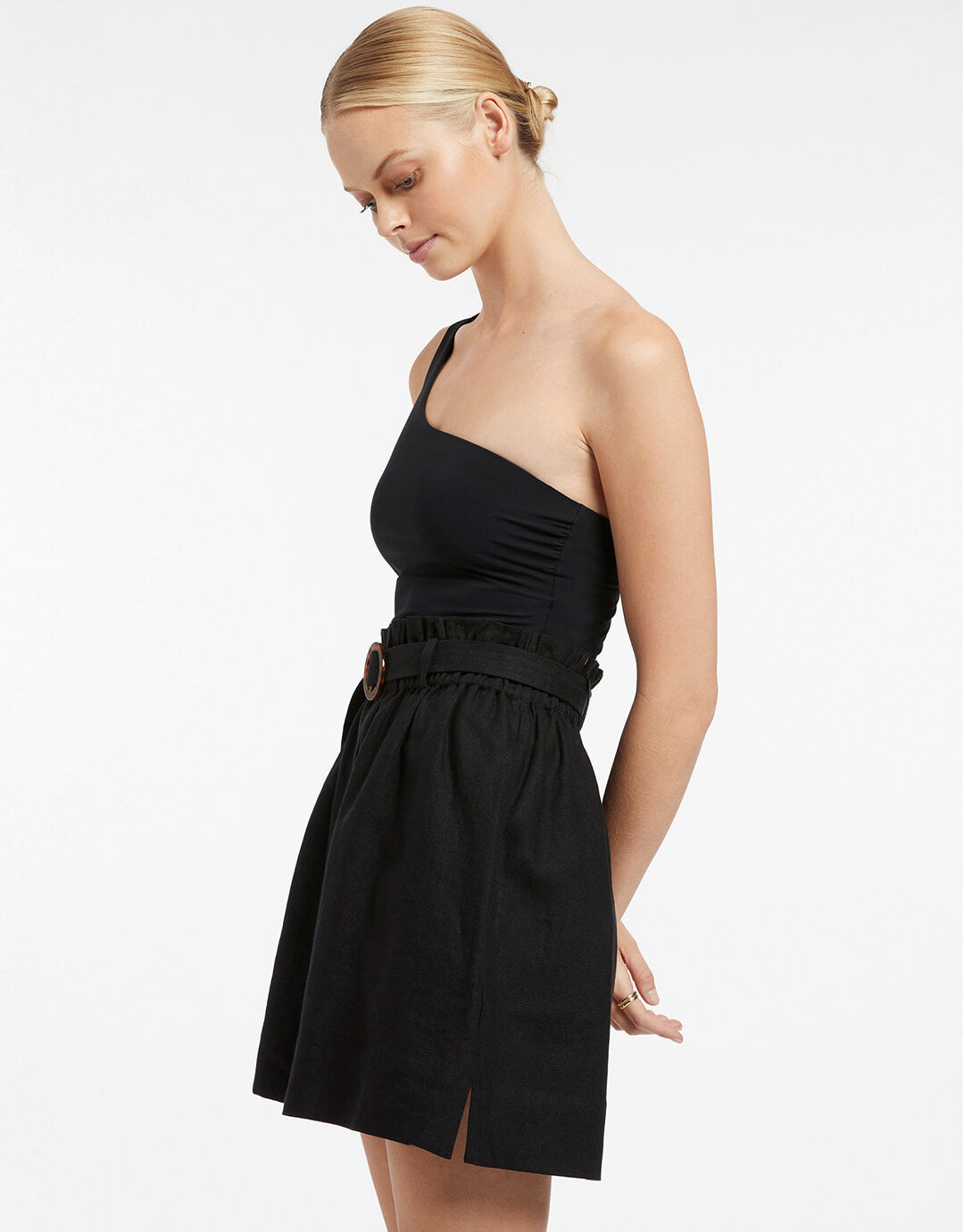 Jetset High Waist Short - Black - Simply Beach UK