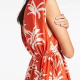 Palme Tiered Cover Up - Cherry - Simply Beach UK
