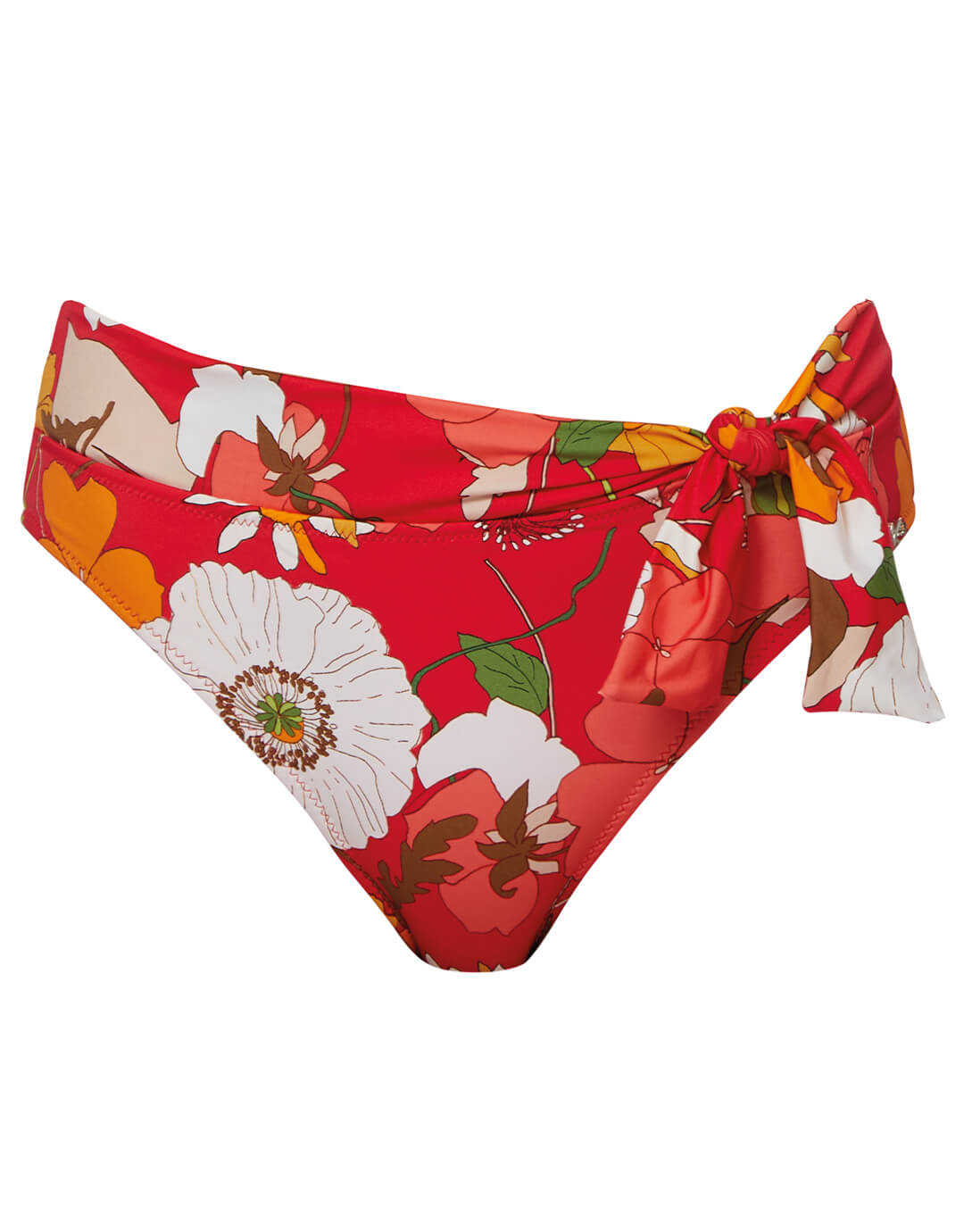 Lilia Maxi Bikini Pant - Red - Simply Beach UK