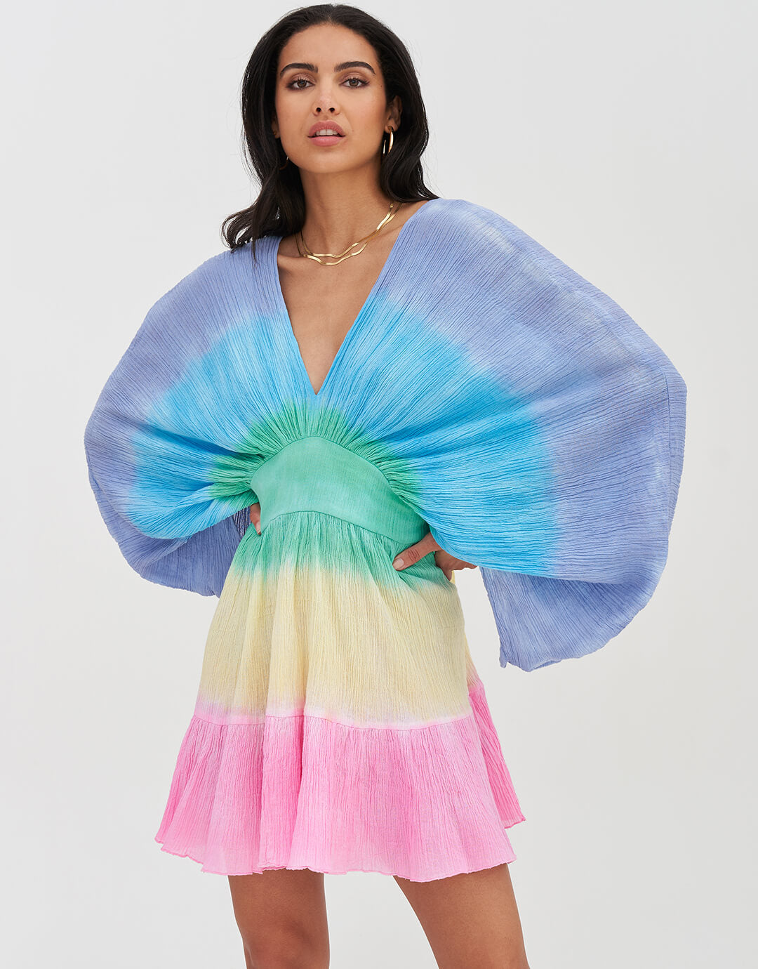 Mini Crinkle Clara Dress - Brights - Simply Beach UK