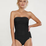 Elements Bandeau Swimsuit - Black - Simply Beach UK
