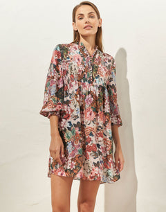 Opulence Tunic - Black Bloom - Simply Beach UK