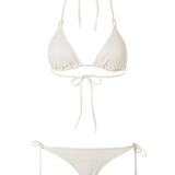 Melissa Odabash Cancun Classic Triangle Bikini Top - Hexagon