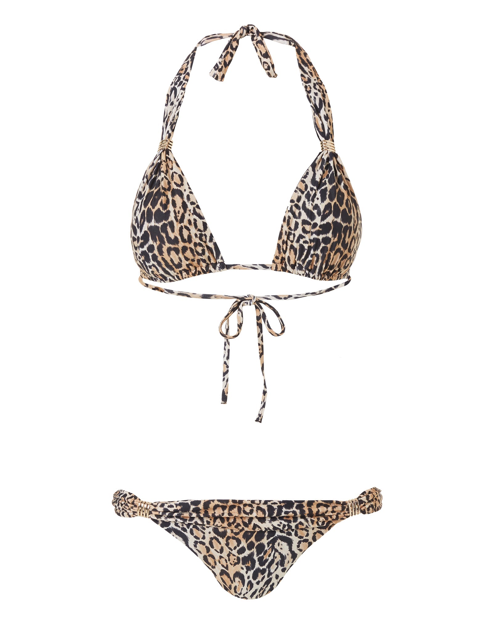 Melissa Odabash Grenada Adjustable Bikini Bottom - Cheetah