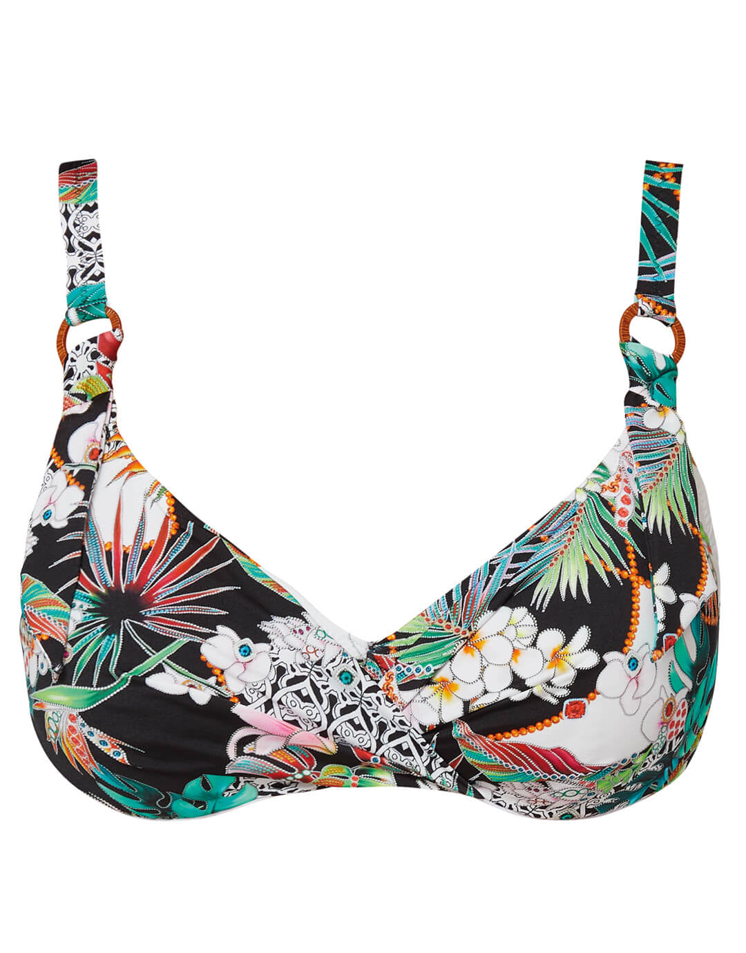 Maika Underwired Bikini Top - Multi - Simply Beach UK